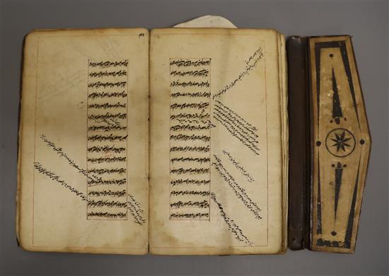 Attributed to Masoud Roumi Rahmettullah - an early 18th century Quran, the Roukka style calligraphic